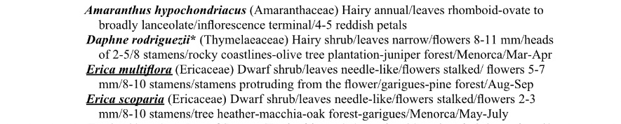 Plant description